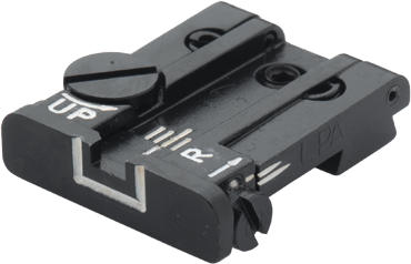 Sig [P220 P225 P226 P227 P229 P320] reguliuojamas galinis taikiklis | baltos linijos