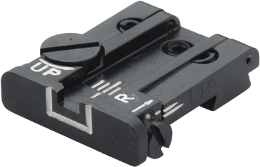 Sig [P220 P225 P226 P227 P229 P320] reguliuojamas galinis taikiklis | baltos linijos