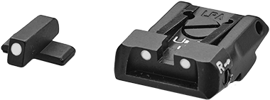Sig [P220 P225 P226 P227 P229 P320] reguliuojami mechaniniai taikikliai | balti taškai