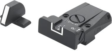 Sig [P220 P225 P226 P227 P229 P320] reguliuojami mechaniniai taikikliai | baltos linijos
