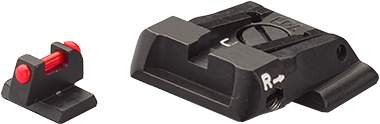 Smith & Wesson M&P reguliuojami mechaniniai taikikliai | šviesolaidinis