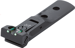 Smith & Wesson revolveris [686 629 19 66 586 & other] reguliuojamas galinis taikiklis | fiber optic