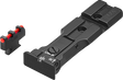 Smith & Wesson revolveris [686 629 19 66 586 & other] kolimatoriui paruošti reguliuojami mechaniniai taikikliai | šviesolaidis