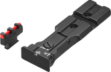 Smith & Wesson revolver [686 629 19 66 586 & other] kolimatoriui paruošti reguliuojami mechaniniai taikikliai | šviesolaidis
