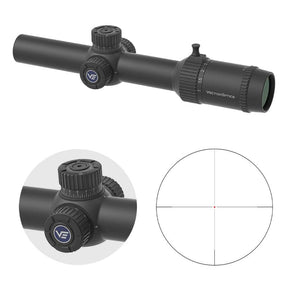 Vector Optics Forester 1-8x24 Fiber SFP šautuvo optinis taikiklis