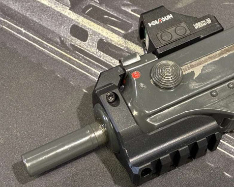 Vz 61 Skorpion kolimatoriaus laikiklis with Picatinny / M-Lok | Holosun K-series footprint